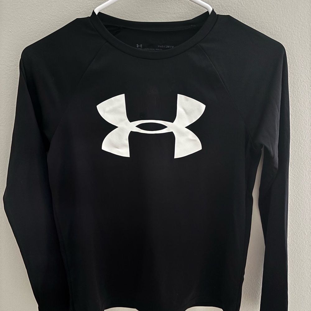 Under Armour Youth Black HeatGear Top